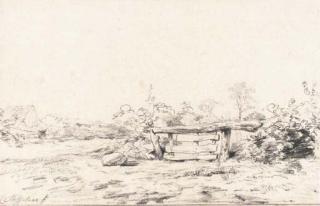 Cornelis Steffelaar - A Landscape With A Wooden Fence