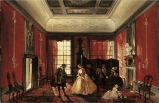 Cornelis Troost - A study for Molière\'s \'Le Malade Imaginaire\'