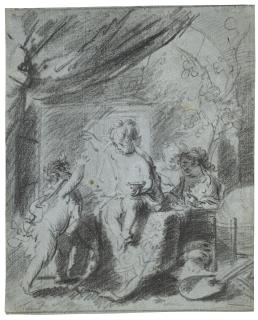 Cornelis Troost - Four Putti Playing