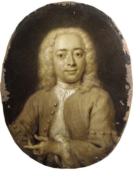 Cornelis Troost - Portrait of Philips Zweerts (1704-1774), small half-length