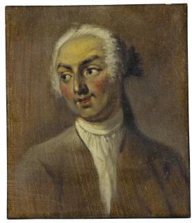 Cornelis Troost - Study Of The Head Of A Man: For Het Beslikte Swaantje