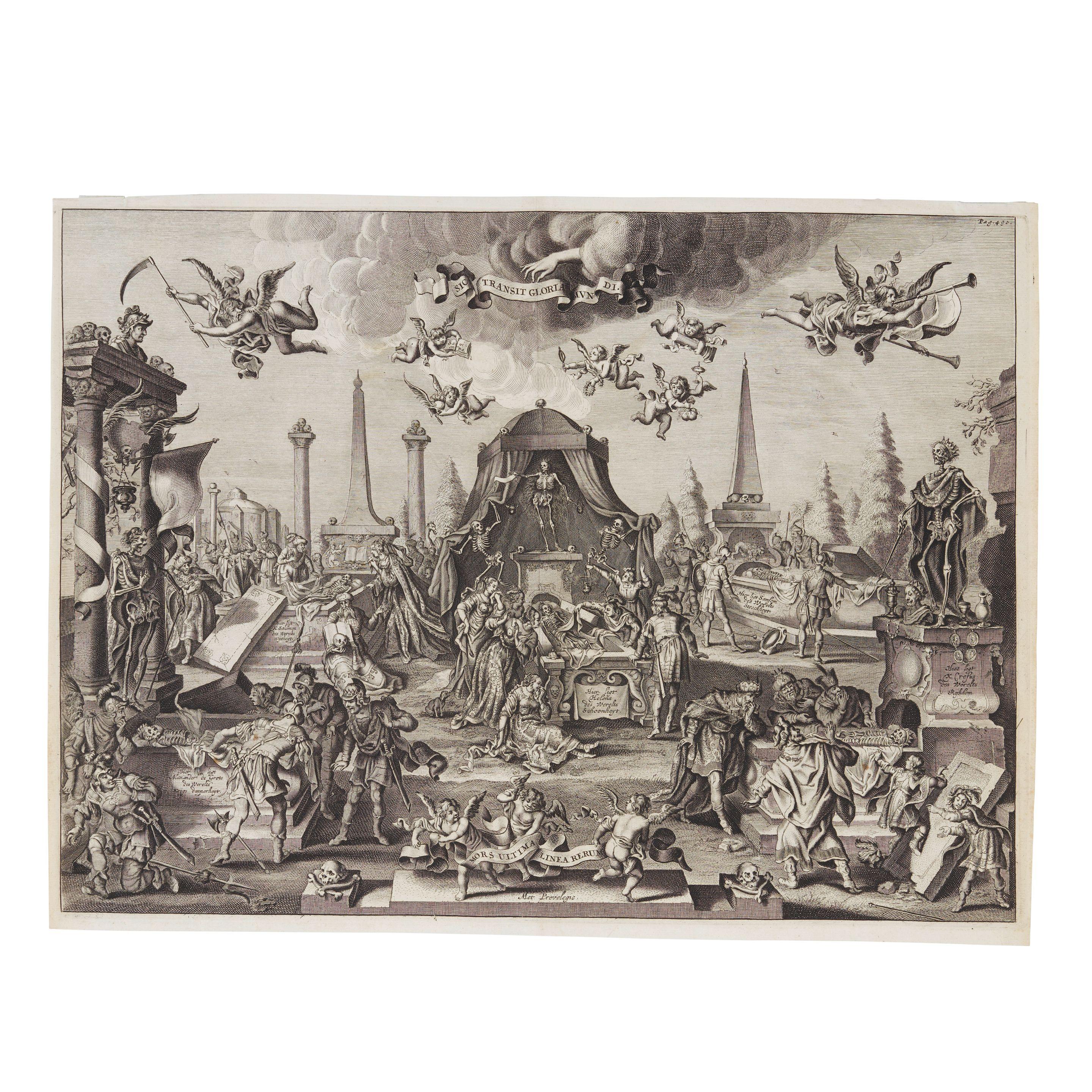 Cornelis van Dalen I - Allegory of the Vanitas (Sic Transit Gloria Mundi)