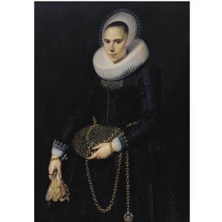 Cornelis van der Voort - Portrait Of A Lady, Aged 24