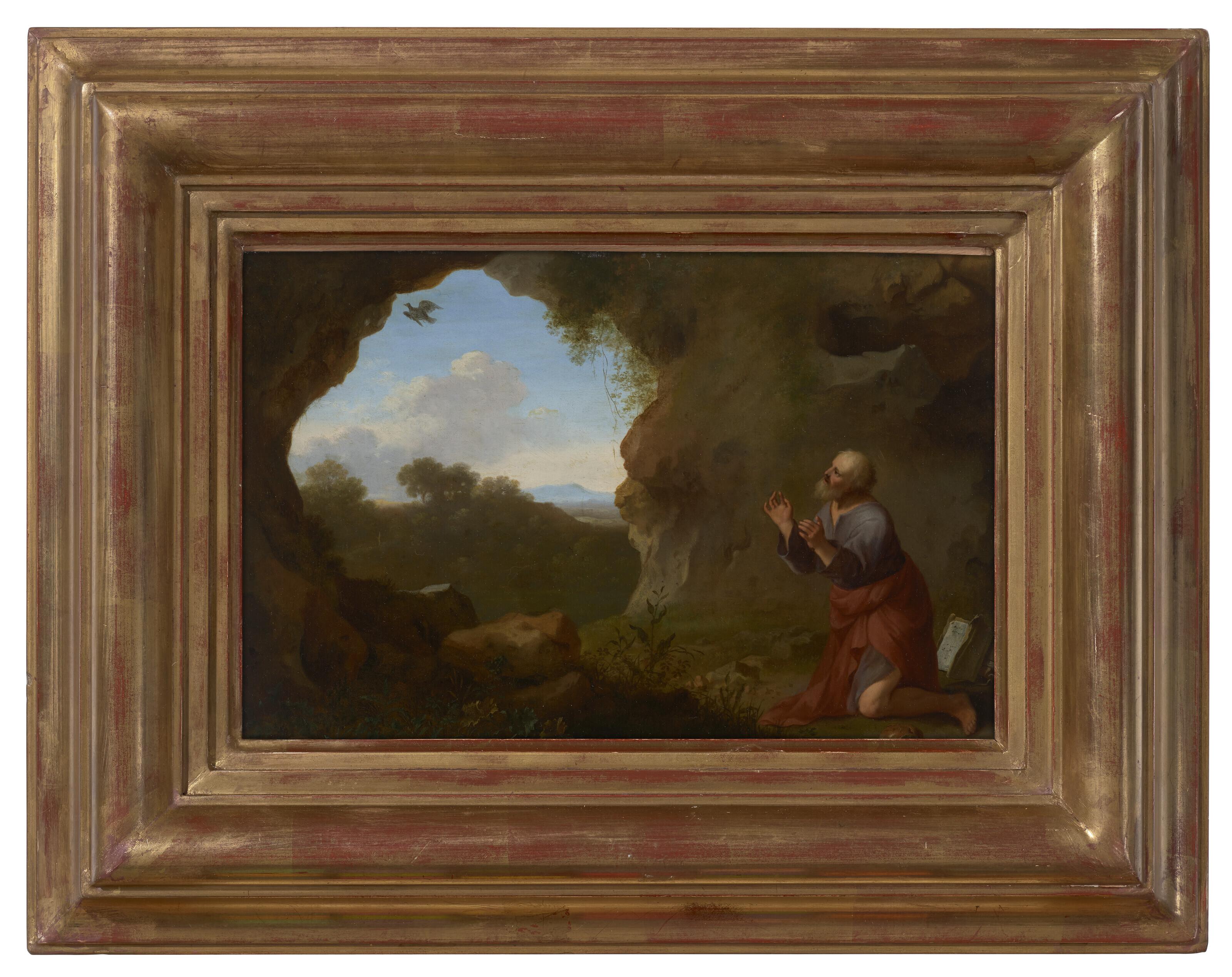 Cornelis Van Poelenburch - Elijah fed by the raven