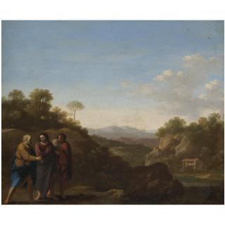 Cornelis Van Poelenburgh - Christ On The Road To Emmaus