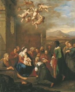 Cornelis Van Poelenburgh - The Adoration of the Magi
