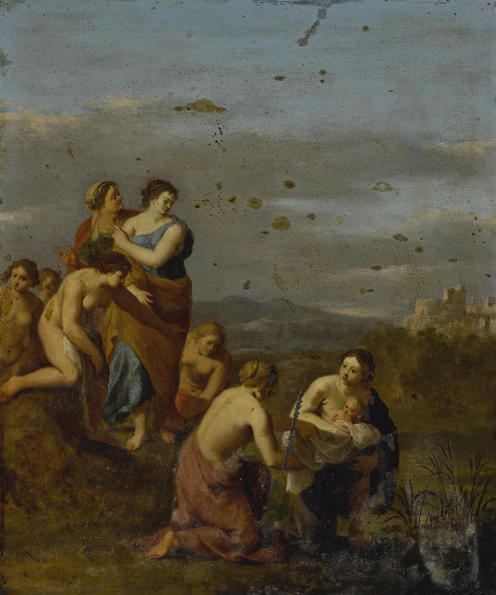 Cornelis Van Poelenburgh - The Finding Of Moses
