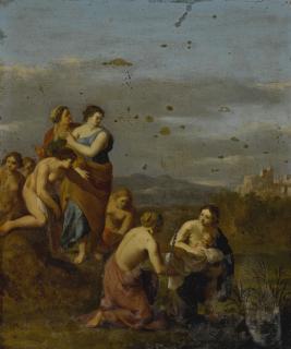 Cornelis Van Poelenburgh - The Finding Of Moses