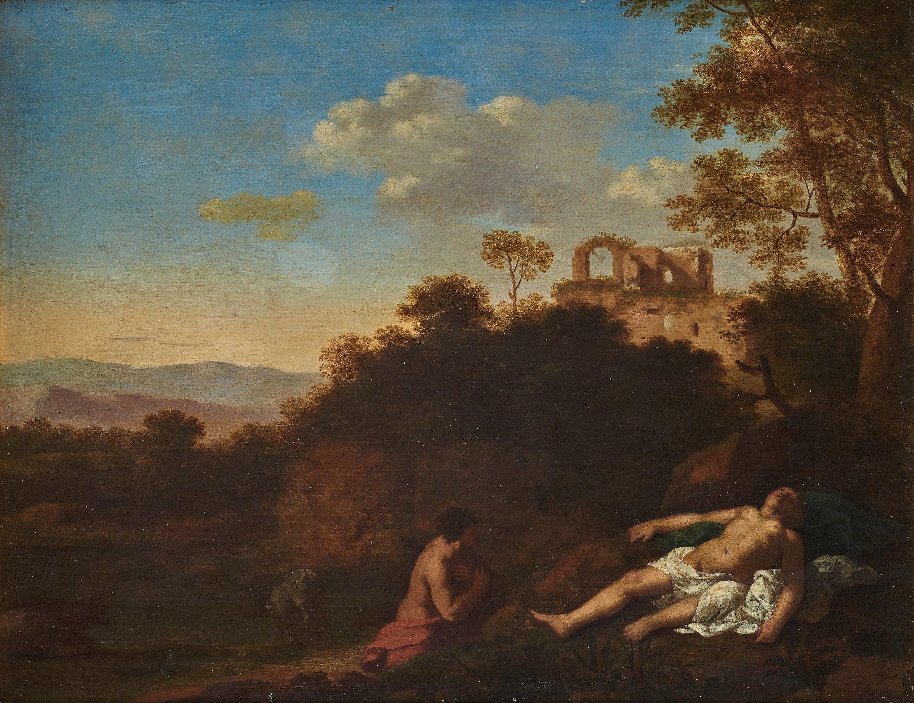 Cornelis van Poelenburgh - Venus and Mars