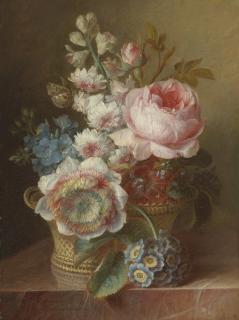 Cornelis Van Spaendonck - Still Life With Flowers