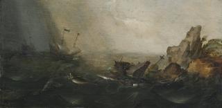 Cornelis Verbeeck - Shipwreck On A Rocky Coast