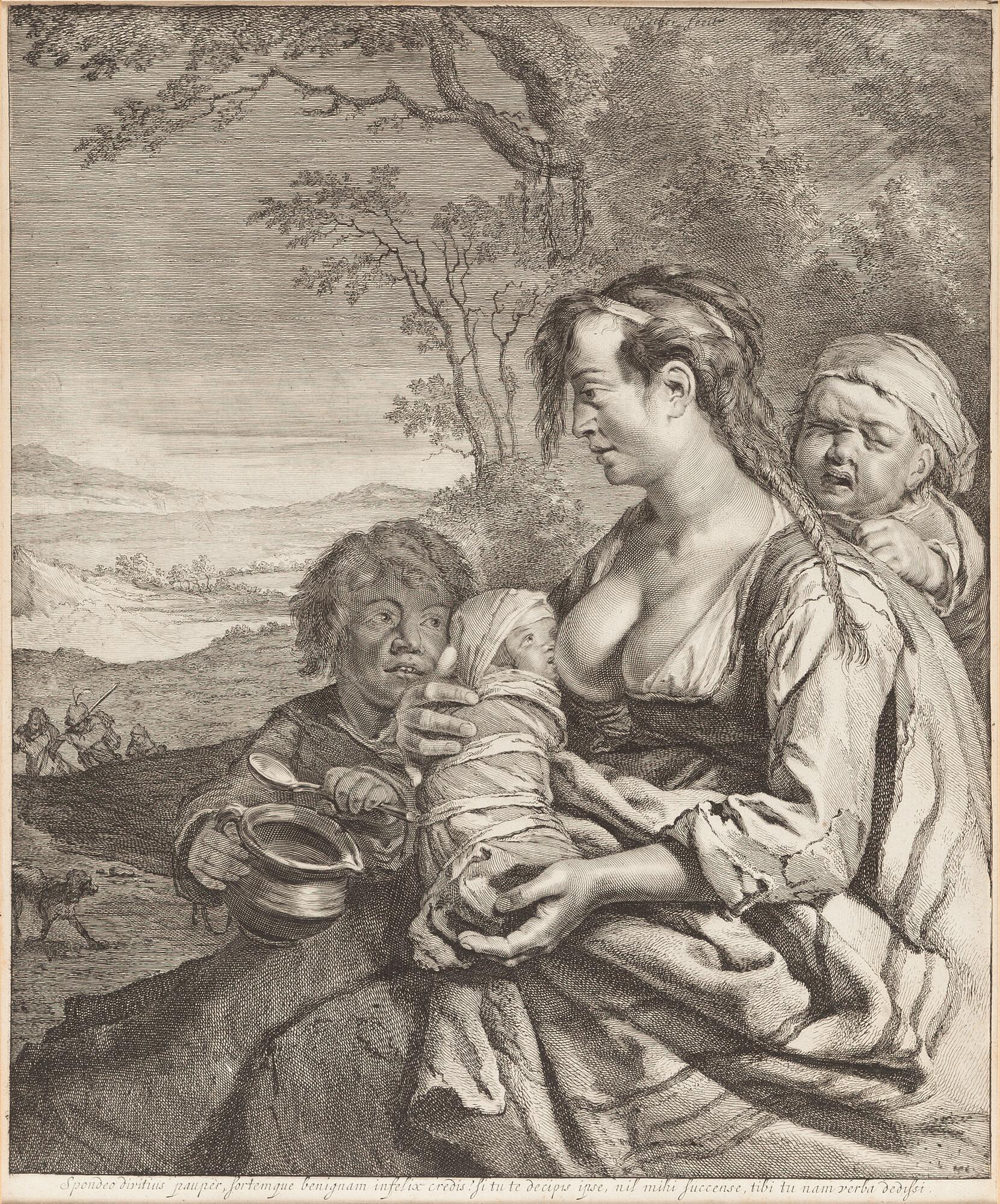 Cornelis Visscher - Zigeunerin