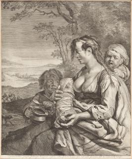 Cornelis Visscher - Zigeunerin