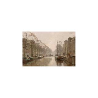 Cornelis Vreedenburgh - A View Of The Prinsengracht, Amsterdam