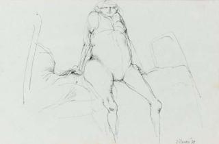 Cornelis Zitman - A woman on a bed