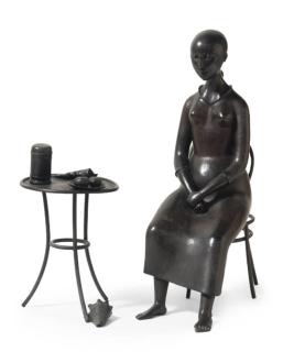 Cornelis Zitman - Seated woman at table