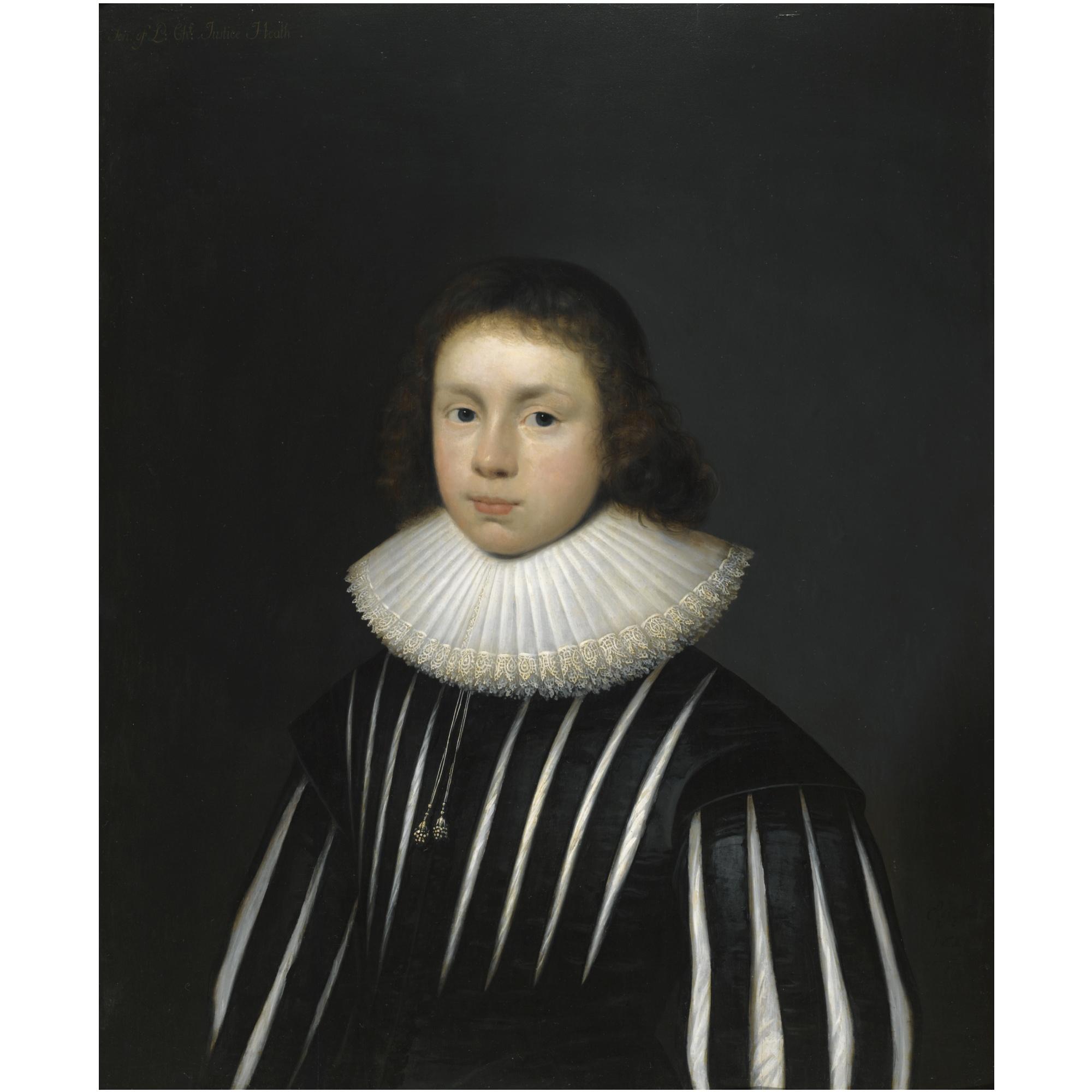 Cornelius Johnson - Portrait Of Edward Heath (1612-1669)