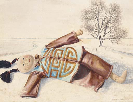 Cornelius Postma - Poupée Sur la Neige