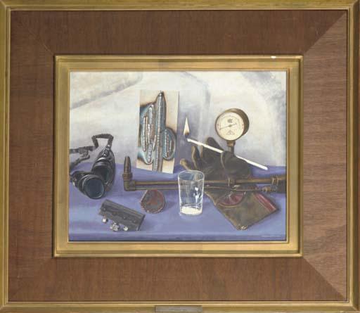 Cornelius Postma - Still life with blow torch