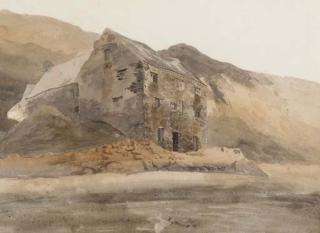 Cornelius Varley - A Welsh mine
