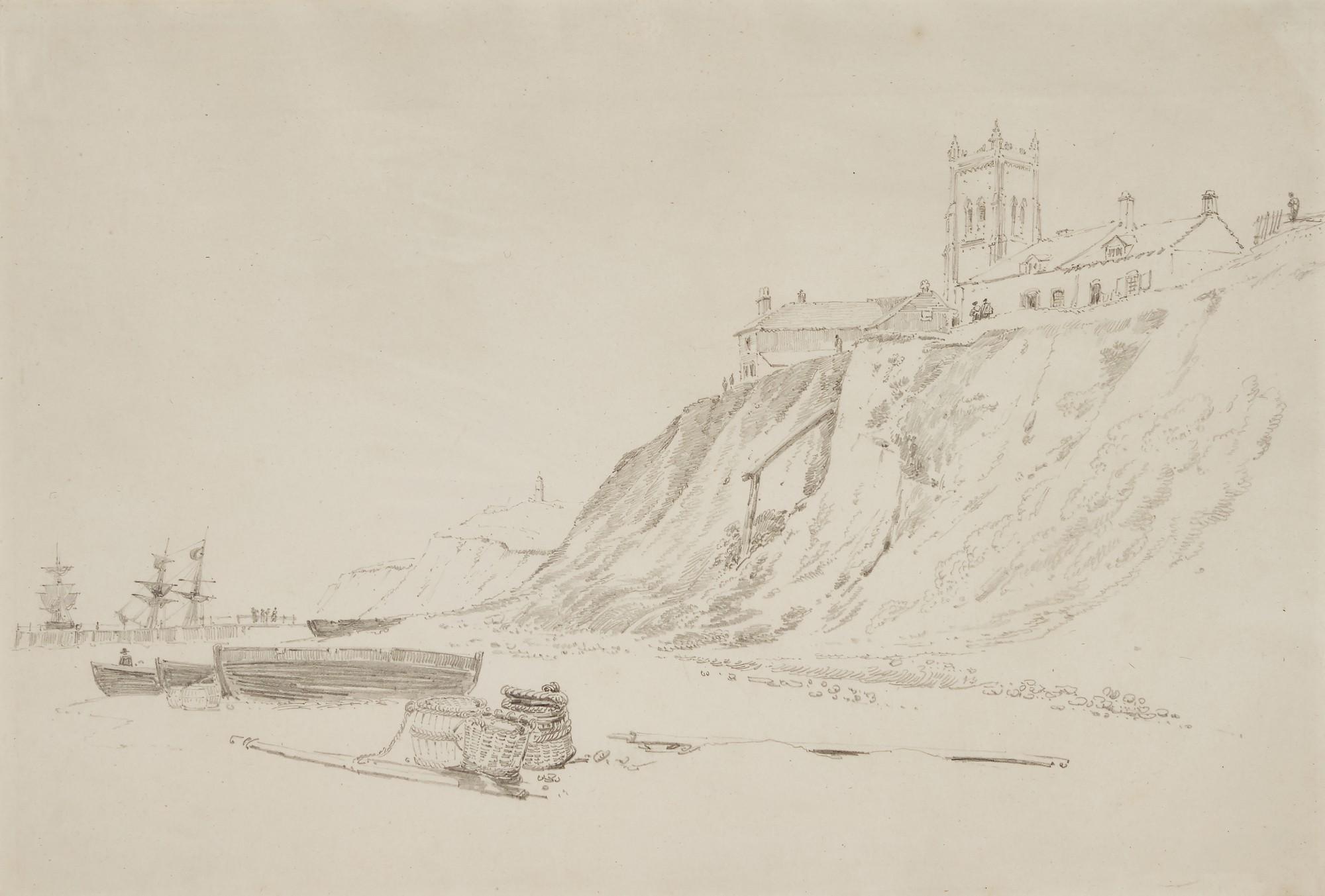 Cornelius Varley - All Saints Church, Dunwich, Suffolk