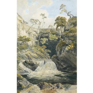 Cornelius Varley - Devils Bridge, North Wales