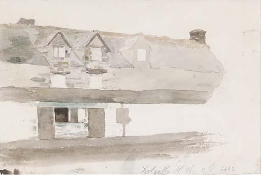 Cornelius Varley - Study of a house in Dolgelly, North Wales