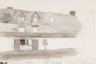 Cornelius Varley - Study of a house in Dolgelly, North Wales
