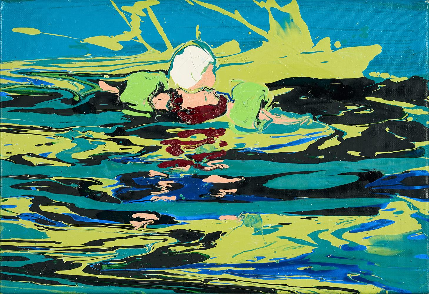 Cornelius Völker - Ohne Titel (Schwimmer).