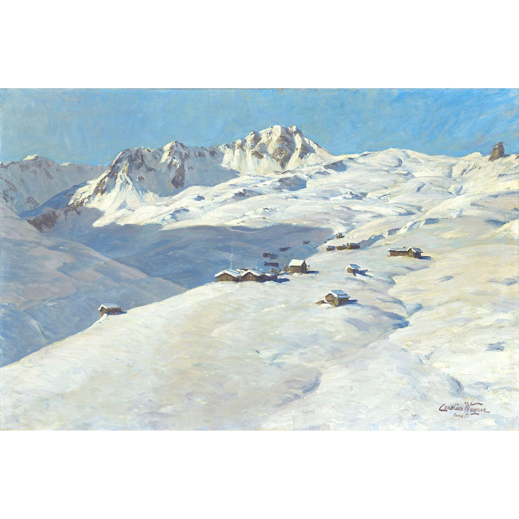 Cornelius Wagner - Winter Bei Arosa, 1919 Winter Near Arosa, 1919