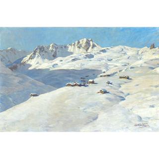 Cornelius Wagner - Winter Bei Arosa, 1919 Winter Near Arosa, 1919