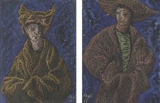 Corrado Cagli - Cloaked figure