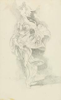 Corrado Cagli - Exotic standing figure