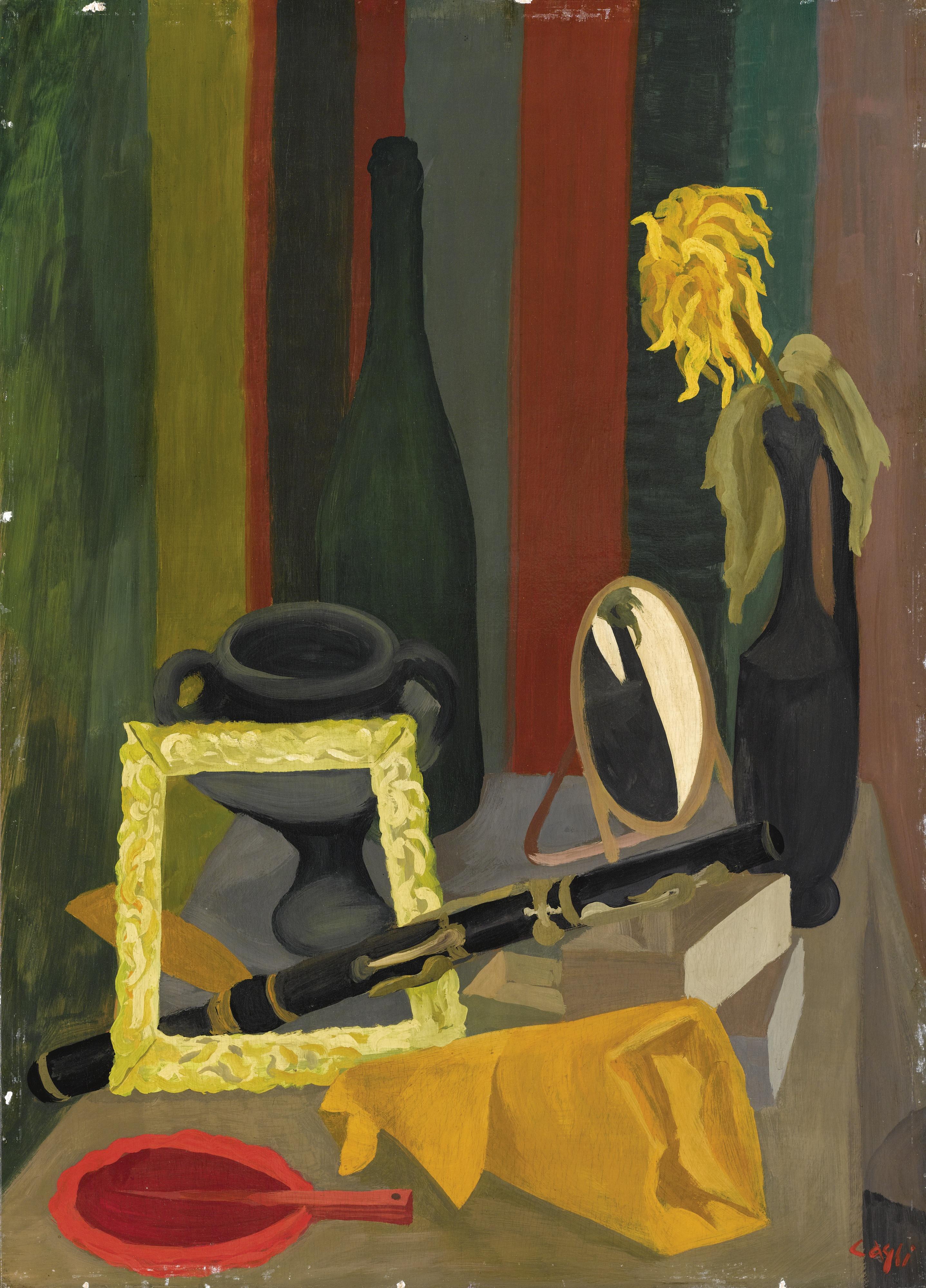 Corrado Cagli - Natura Morta Con Specchio