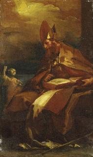 Corrado Giaquinto - Sant\'Agostino