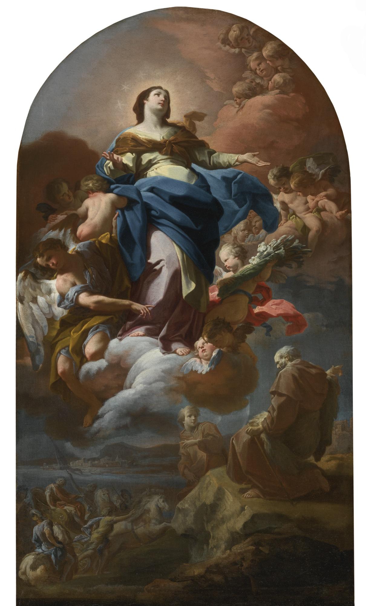 Corrado Giaquinto - The Immaculate Conception With The Prophet Elijah