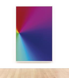 Cory Arcangel - Photoshop Cs: 110 By 72 Inches, 300 Dpi, Rgb, Square Pixels, Default Gradient \