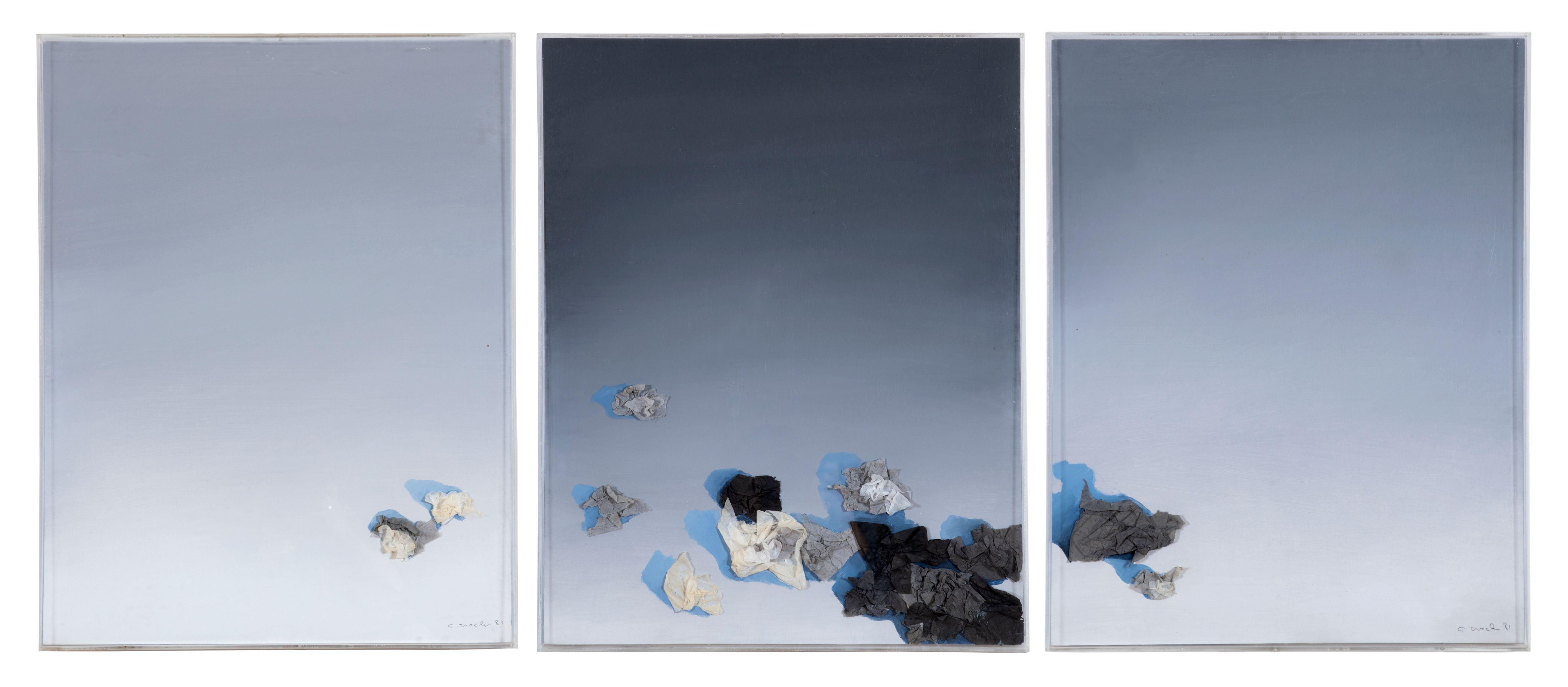 Costas Tsoclis - Espace / Triptych 71 x 56 x 4.5cm (27 15/16 x 22 1/16 x 1 3/4in). (chacun)