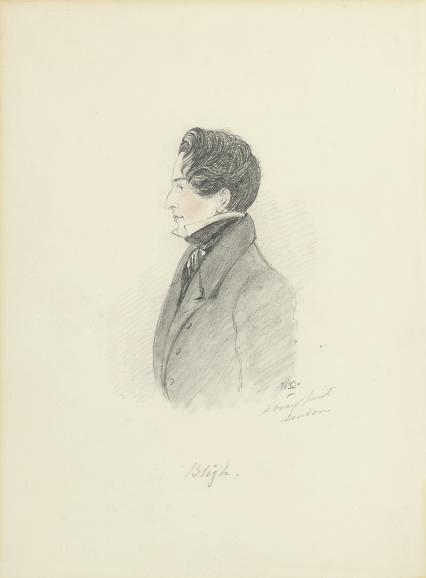 Count Alfred Guillaume Gabriel d\'Orsay - A portrait of a gentleman, half-length, in profile wearing a cravat (illustrated); and A portrait of Quintin Dick Esq., half-length, in profile