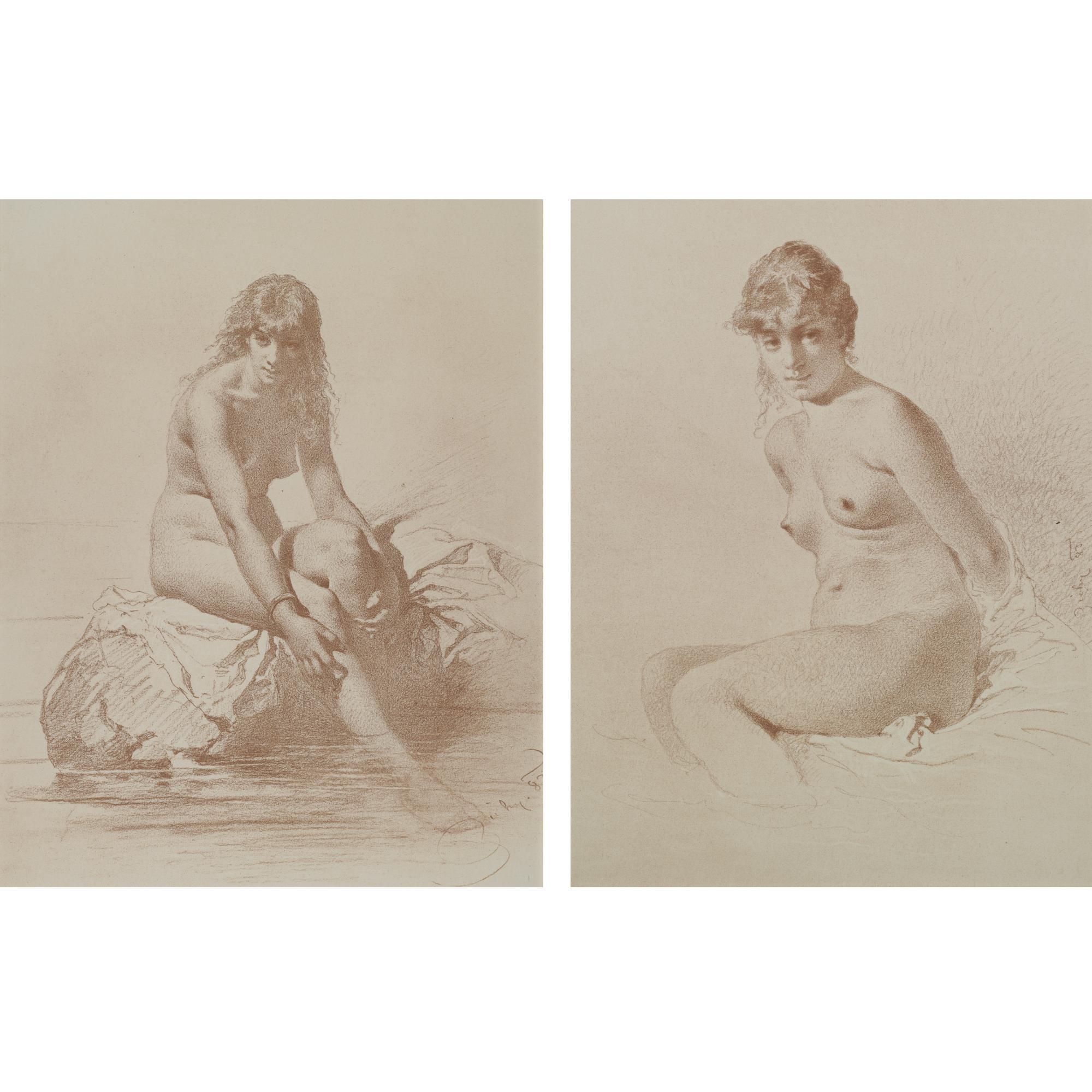 Count Mihaly von Zichy - A Set Of Twelve Studies Of Nudes