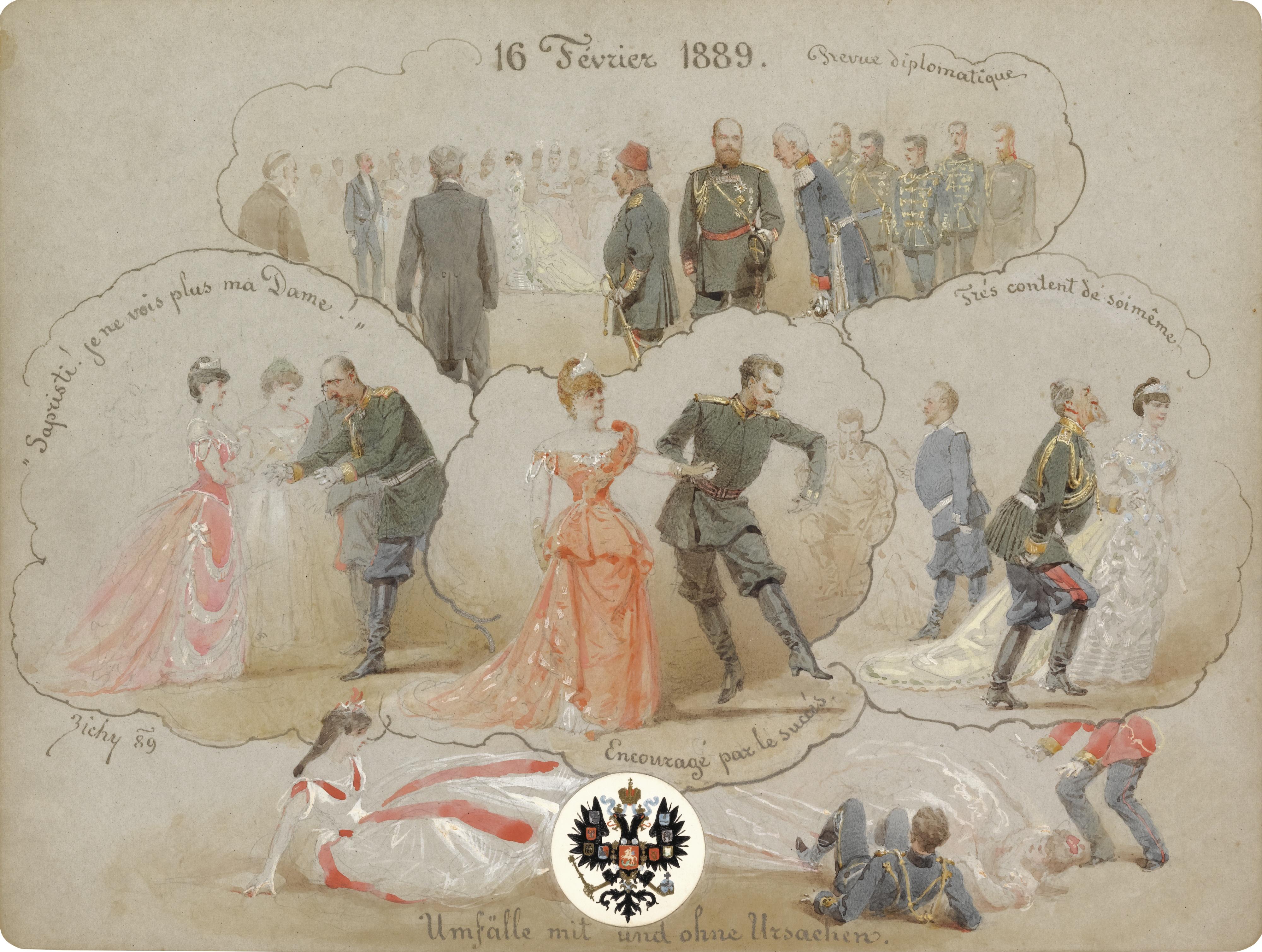 Count Mihaly Von Zichy - Alexander Iii At A Court Ball