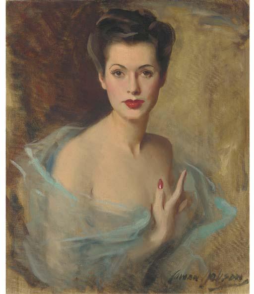Cowan Dobson, R.B.A., R.P. - Portrait of Mrs Simmons