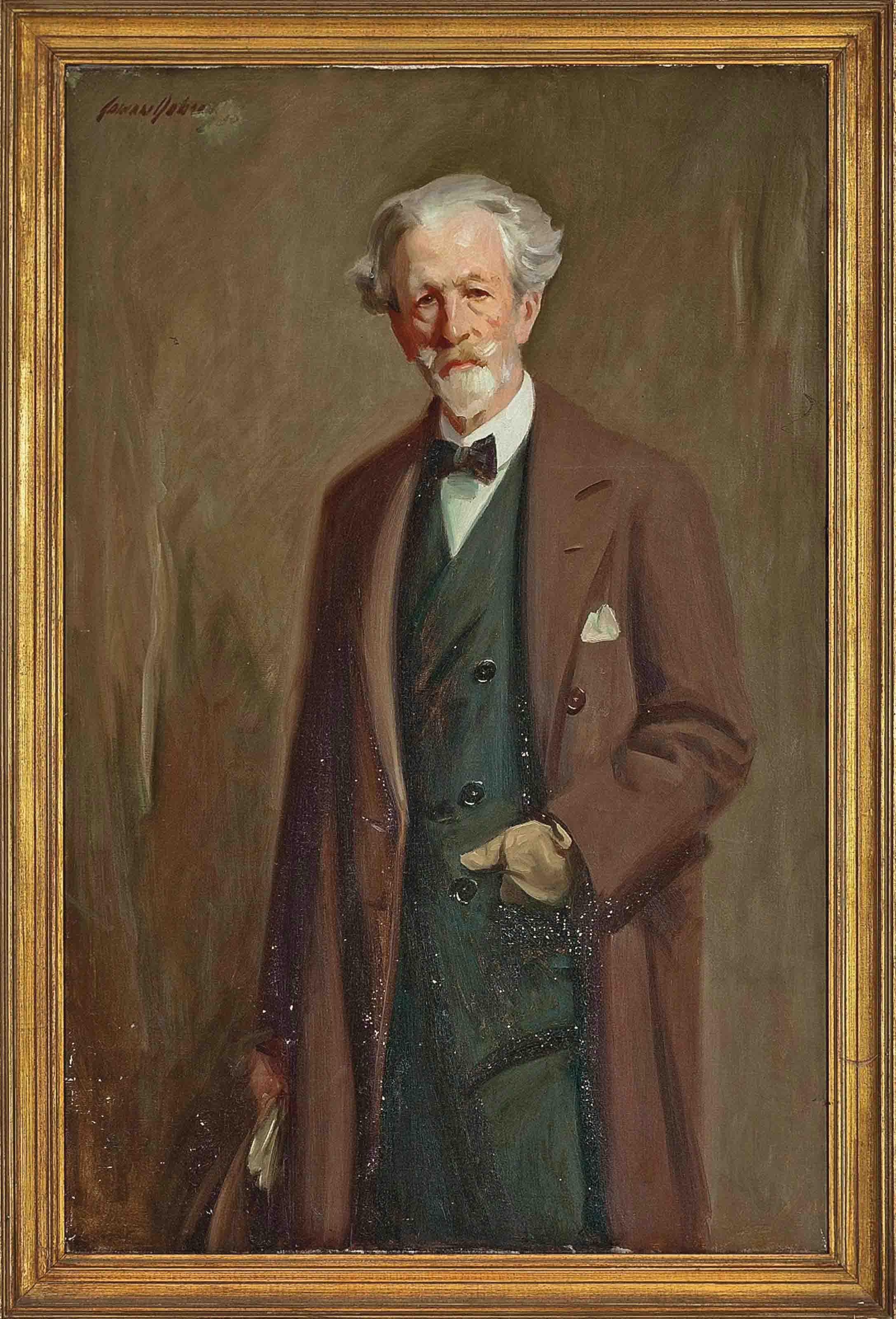 Cowan Dobson, R.B.A., R.P. - Portrait of Robert Bontine Cunninghame Graham (1852-1936)