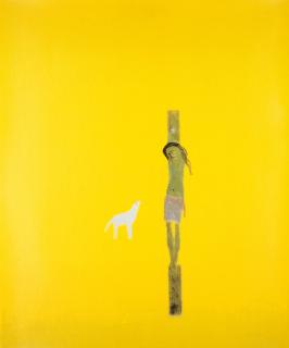 Craigie Aitchison C.B.E., R.S.A., R.A. - Crucifixion
