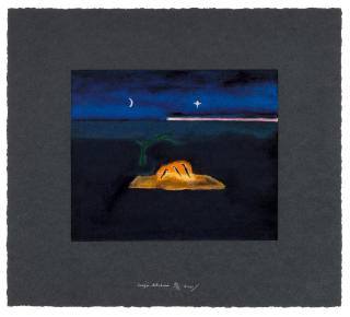 Craigie Aitchison C.B.E., R.S.A., R.A. - Indian Print II