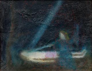 Craigie Aitchison C.B.E., R.S.A., R.A. - Lamentation