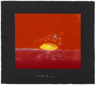 Craigie Aitchison C.B.E., R.S.A., R.A. - Lemon And Birds