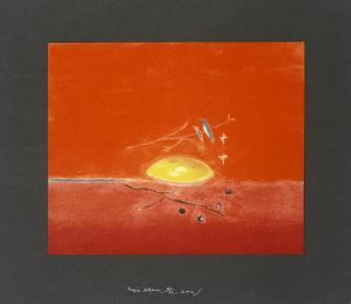 Craigie Aitchison C.B.E., R.S.A, R.A. - Lemon & Birds