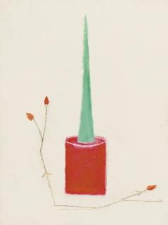 Craigie Aitchison, R.A. - Candle, Montecastelli