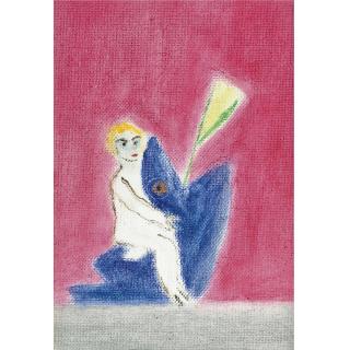 Craigie Aitchison, R.A. - Girl With Dolphin